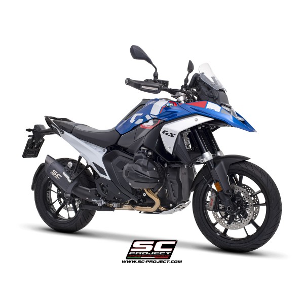SC-PROJECT ADVENTURE-R MATT BLACK TITANIUM EXHAUST FOR BMW R 1300 GS 2023 - 2024 PART # B40A-T153MB
