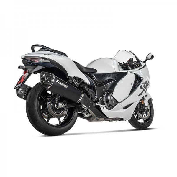 AKRAPOVIC SLIP-ON LINE TITANIUM EXHAUST FOR SUZUKI GSX-R 1300 HAYABUSA 2025 PART # S-S13SO4-HRAATBL/1