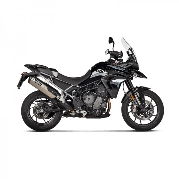 AKRAPOVIC SLIP-ON LINE TITANIUM FOR TRIUMPH TIGER 900 2020-2021 PART # S-T9SO3-HRT