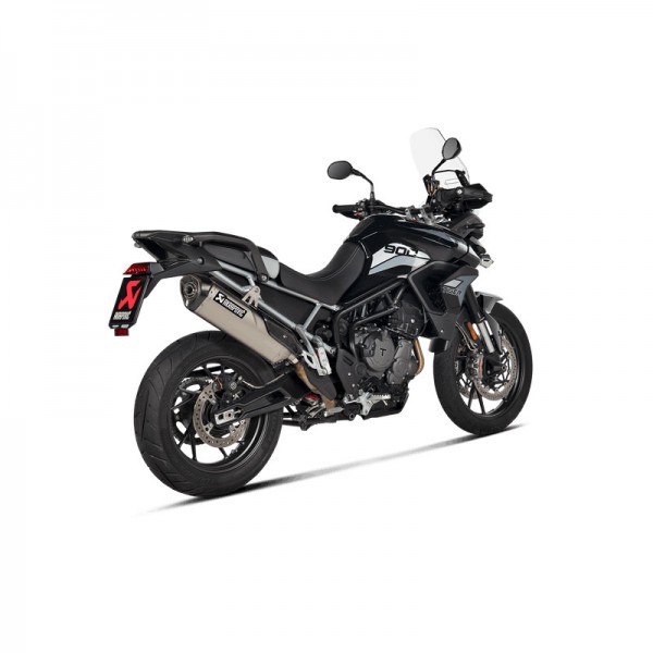 AKRAPOVIC SLIP-ON LINE TITANIUM FOR TRIUMPH TIGER 900 2020-2021 PART # S-T9SO3-HRT