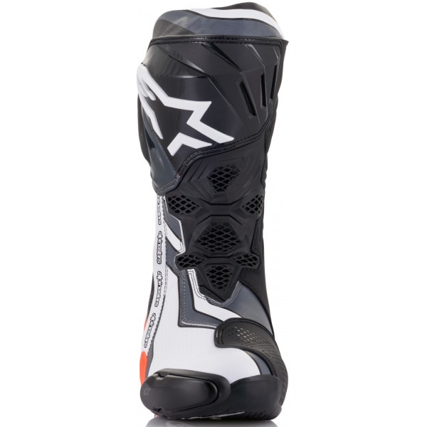 ALPINESTARS SUPERTECH R BLACK RED FLUO WHITE GRAY BOOTS