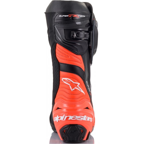 ALPINESTARS SUPERTECH R BLACK RED FLUO WHITE GRAY BOOTS