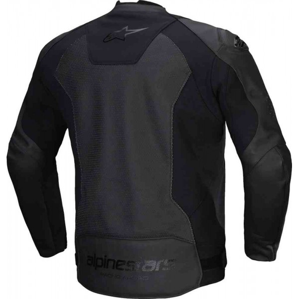ALPINESTARS FASTER V3 AIRFLOW LEATHER BLACK JACKET