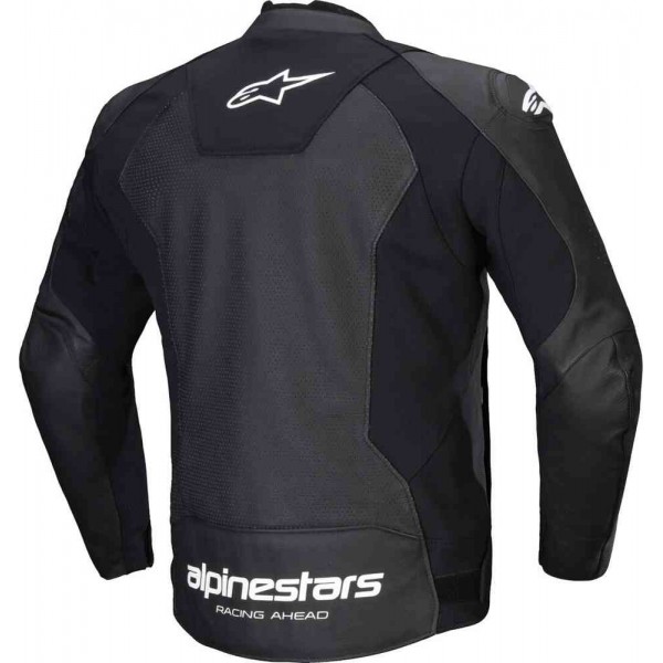 ALPINESTARS FASTER V3 AIRFLOW LEATHER WHITE JACKET