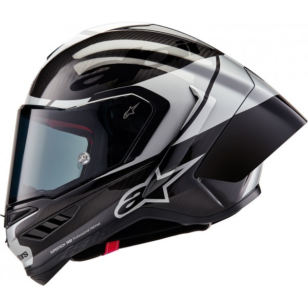 ALPINESTARS SUPERTECH R10 ELEMENT SILVER GLOSS HELMET