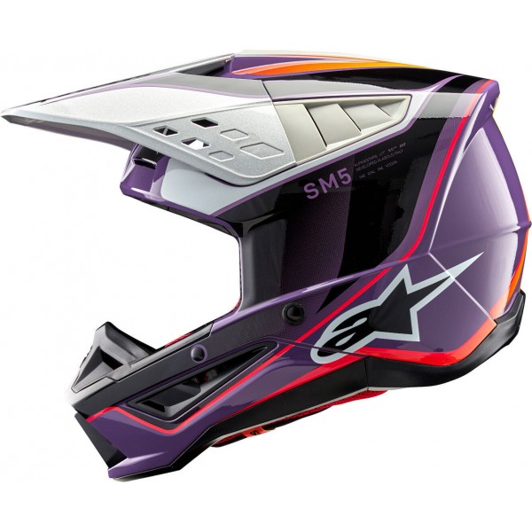 ALPINESTARS SM5 2206 SAIL PURPLE HELMET