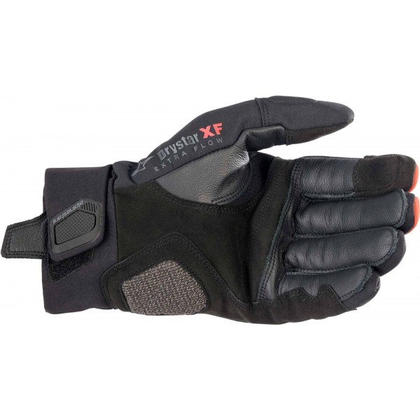 ALPINESTARS HYDE XT DRYSTAR XF BLACK BRIGHT RED GLOVES
