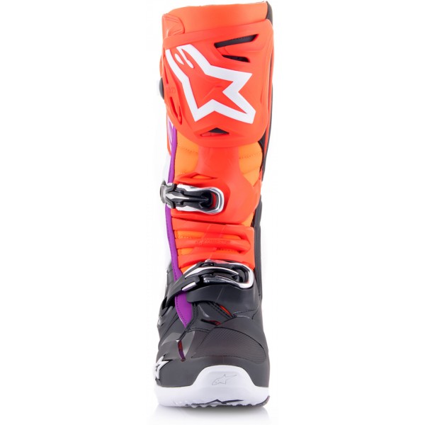 ALPINESTARS TECH 10 BLACK RED ORANGE BOOTS