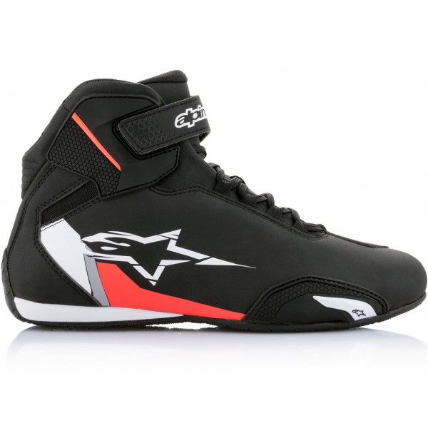 ALPINESTARS SEKTOR BLACK WHITE RED FLUO SHOES