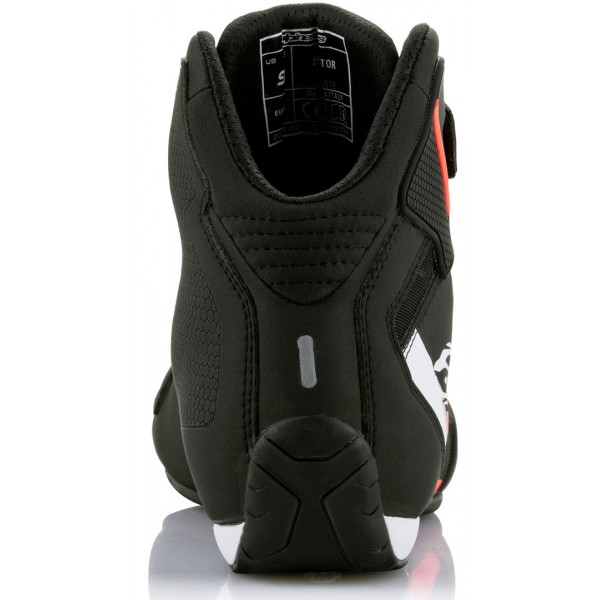 ALPINESTARS SEKTOR BLACK WHITE RED FLUO SHOES