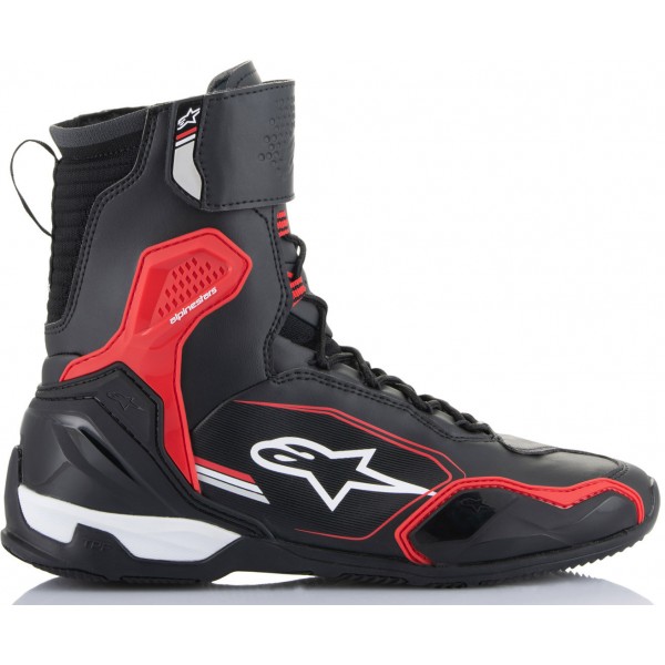ALPINESTARS SUPERFASTER RED WHITE SHOES