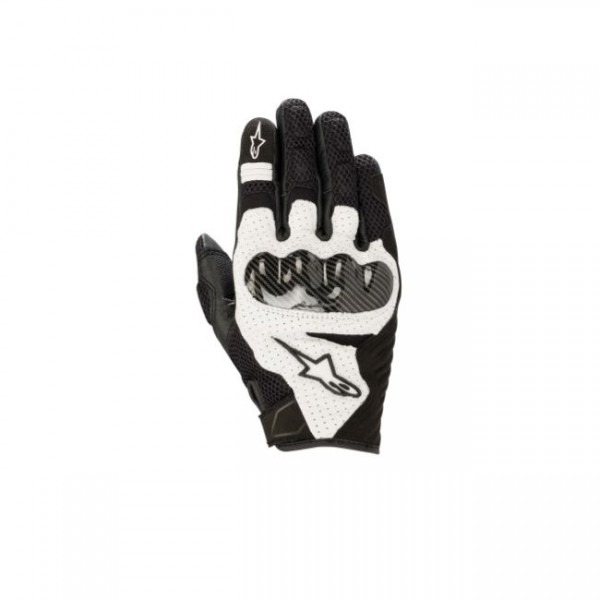 ALPINESTARS SMX-1 AIR V2 BLACK WHITE GLOVES