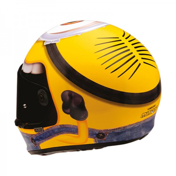 HJC V10 Stuart Yellow Minions Fiber Helmet