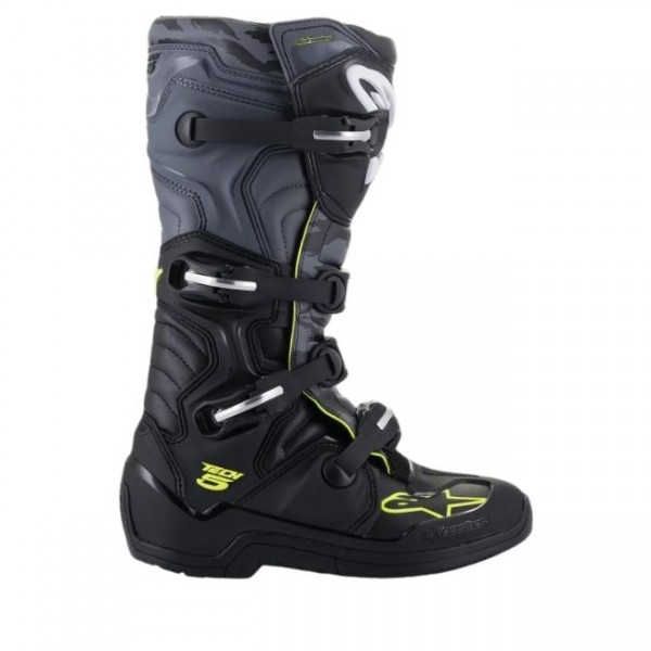 ALPINESTARS TECH 5 BLACK GREY YELLOW FLUO BOOTS