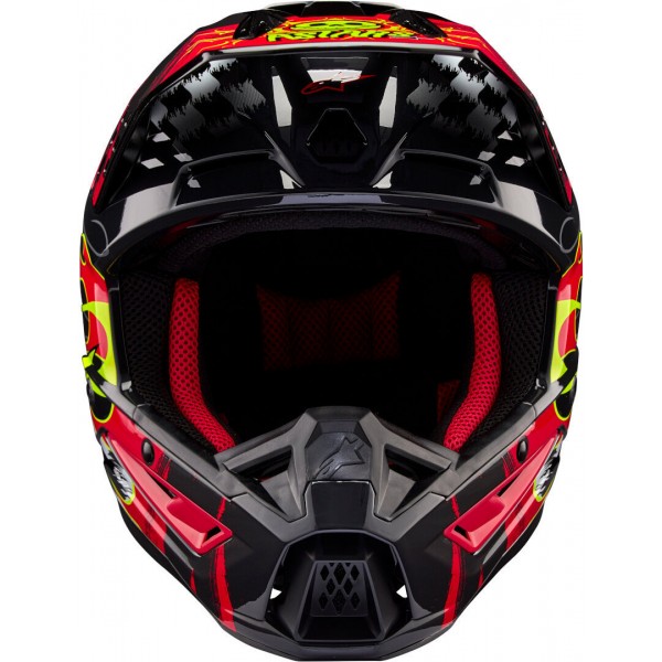 ALPINESTARS SM5 2206 RASH GREY RED HELMET