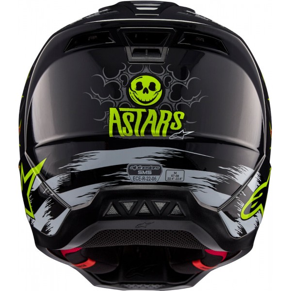 ALPINESTARS SM5 2206 RASH GREY RED HELMET