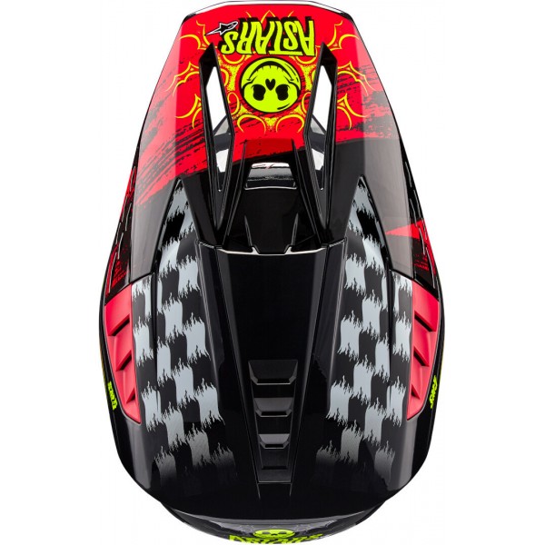 ALPINESTARS SM5 2206 RASH GREY RED HELMET
