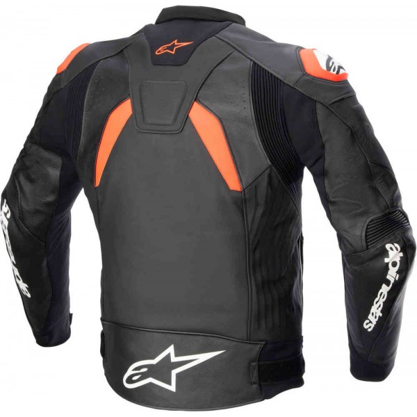 ALPINESTARS GP PLUS V4 LEATHER RED FLUO JACKET