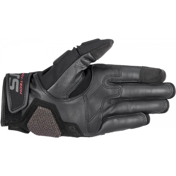 ALPINESTARS HALO LEATHER BLUE BLACK GLOVES