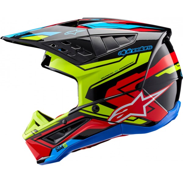 ALPINESTARS SM5 2206 ACTION 2 YELLOW HELMET