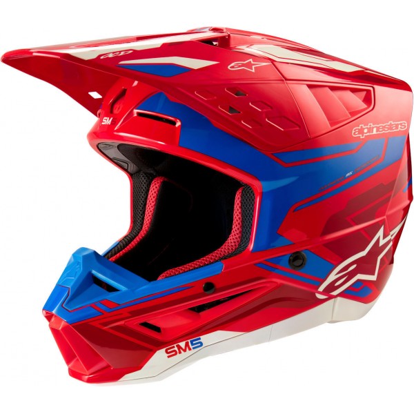 ALPINESTARS SM5 2206 ACTION 2 RED HELMET