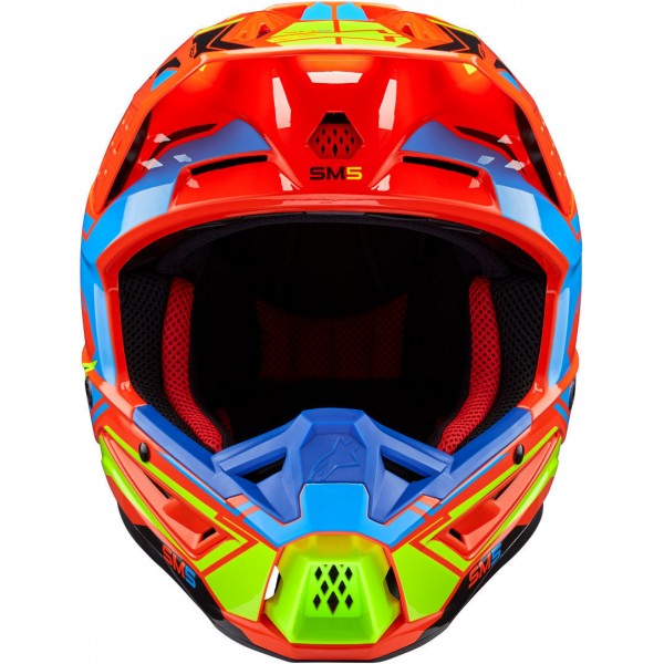 ALPINESTARS SM5 2206 ACTION 2 ORANGE HELMET