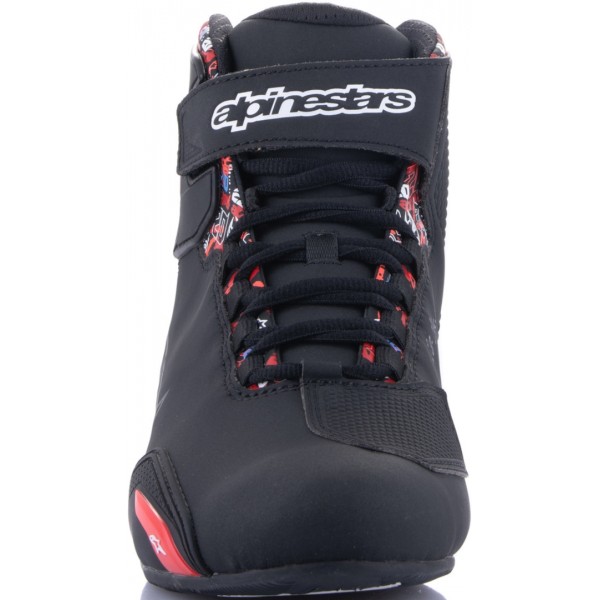 ALPINESTARS FQ20 SEKTOR BLACK BRIGHT RED SHOES