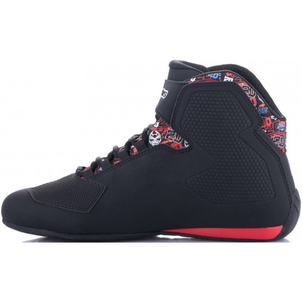 ALPINESTARS FQ20 SEKTOR BLACK BRIGHT RED SHOES