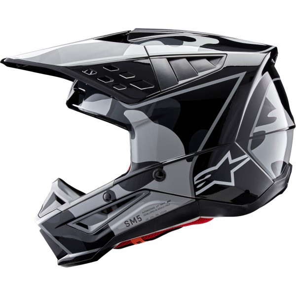 ALPINESTARS SM5 2206 ROVER 2 GREY HELMET