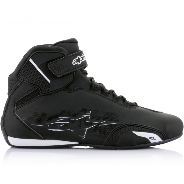 ALPINESTARS SEKTOR BLACK WHITE SHOES