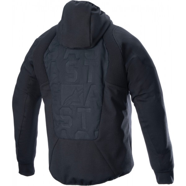 ALPINESTARS MO.ST.EQ HYBRID HOODED BLACK JACKET