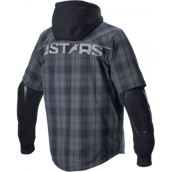 ALPINESTARS MO.ST.EQ TARTAN BLACK JACKET