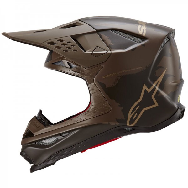 ALPINESTARS SUPERTECH M10 SQUAD 23 BROWN HELMET