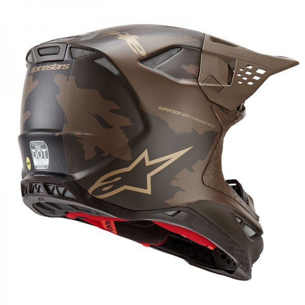 ALPINESTARS SUPERTECH M10 SQUAD 23 BROWN HELMET