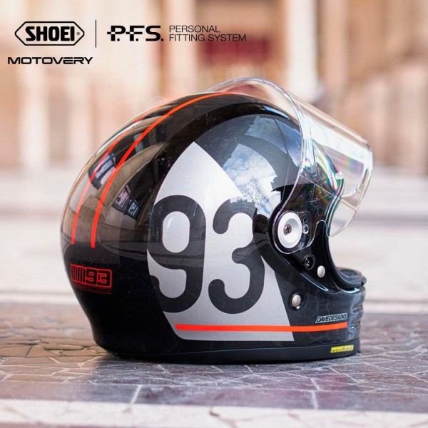 SHOEI GLAMSTER 06 MM93 CLASSIC TC-5 BLACK HELMET