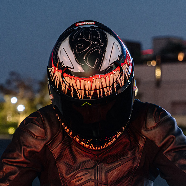 HJC VENOM RPHA 12 MARVEL 3 MC1SF HELMET