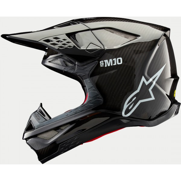 ALPINESTARS SUPERTECH M10 2206 SOLID BLACK HELMET