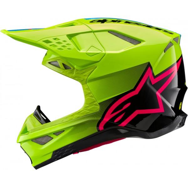 ALPINESTARS SUPERTECH M10 2206 UNITE YELLOW HELMET