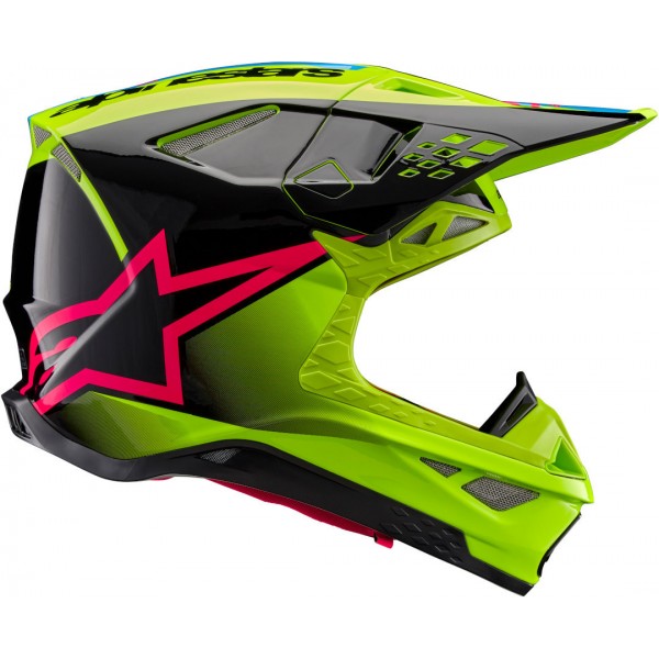 ALPINESTARS SUPERTECH M10 2206 UNITE YELLOW HELMET
