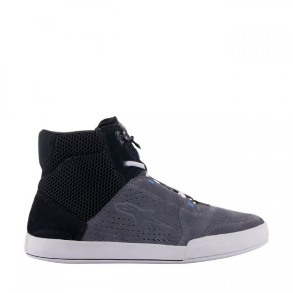 ALPINESTARS CHROME AIR BLACK COOL GREY BLUE BOOTS