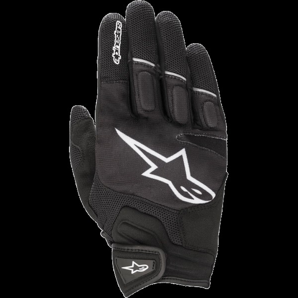ALPINESTARS ATOM BLACK WHITE GLOVES