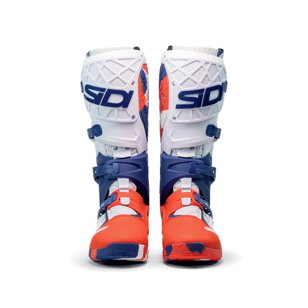 SIDI CROSSAIR X BOTTES WHITE BLUE RED BOOTS