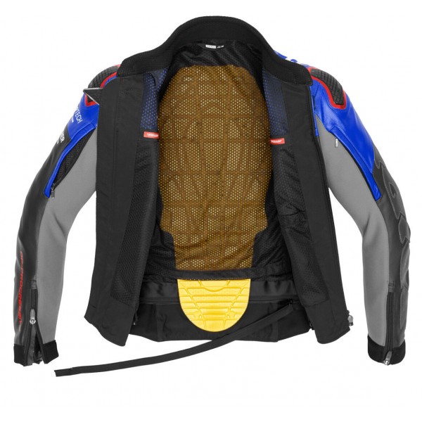 SPIDI DP PROGRESSIVE LEATHER BLUE JACKET