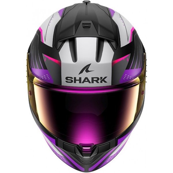 SHARK RIDILL 2 BERSEK MAT BLACK PURPLE HELMET