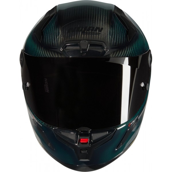 NOLAN X-804 RS ULTRA CARBON LIQUIDO GREEN HELMET