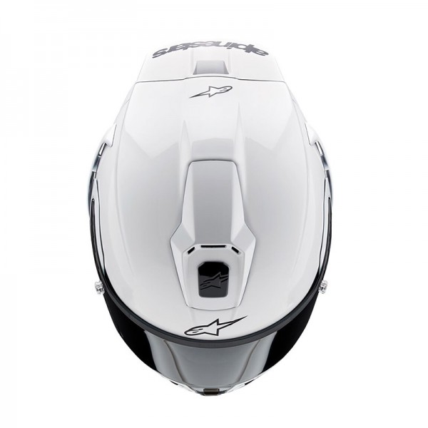 Alpinestars Supertech R10 full-face racing helmet – advanced protection and aerodynamic design, available at BikeGear India