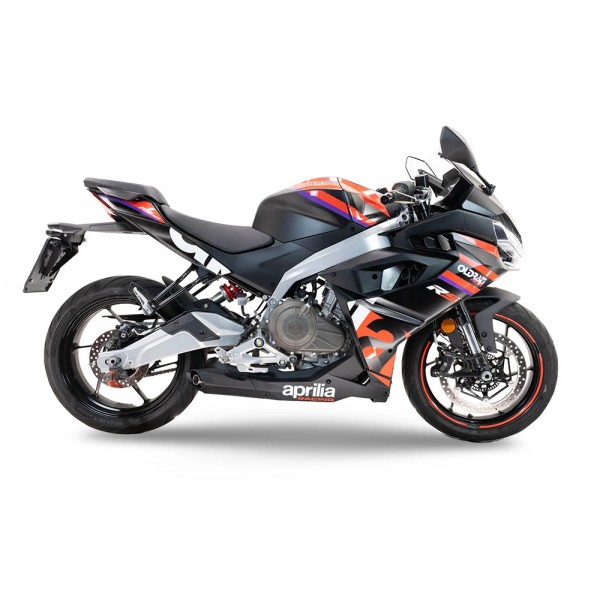 GPR Ghost slip‑on exhaust for Aprilia RS 457 motorcycle with sleek design and tuned sound – available at BikeGear India