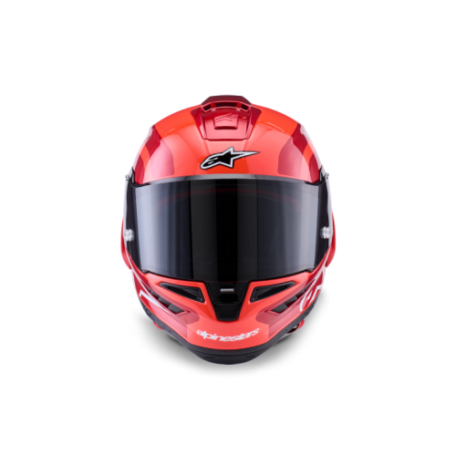ALPINESTARS SUPERTECH R10 ARIUS DOUBLE RED GLOSSY HELMET