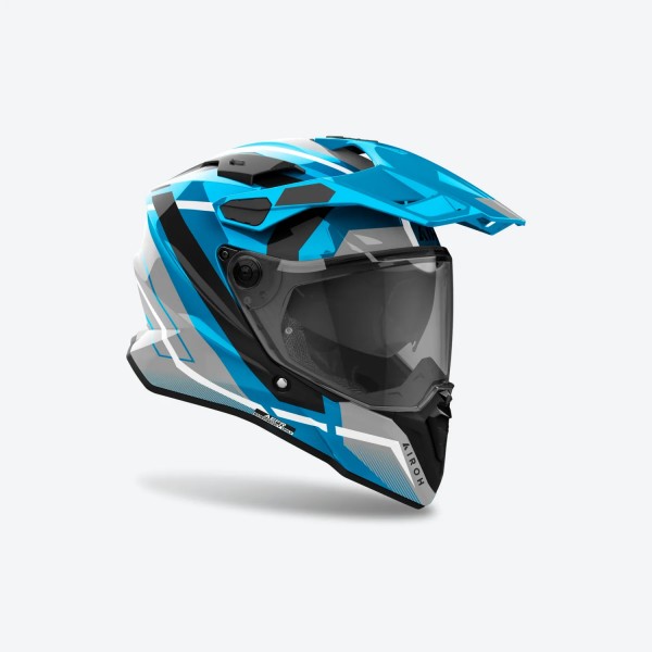 AIROH COMMANDER 2 MAVICK CERULEAN BLUE GLOSS HELMET