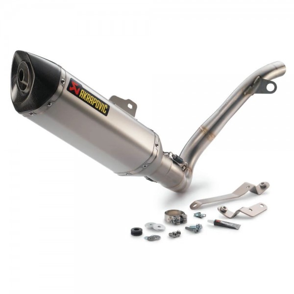 Aftermarket exhaust for Duke 390 Gen 3 – performance exhaust system with aggressive sound and lighter weight at BikeGear India